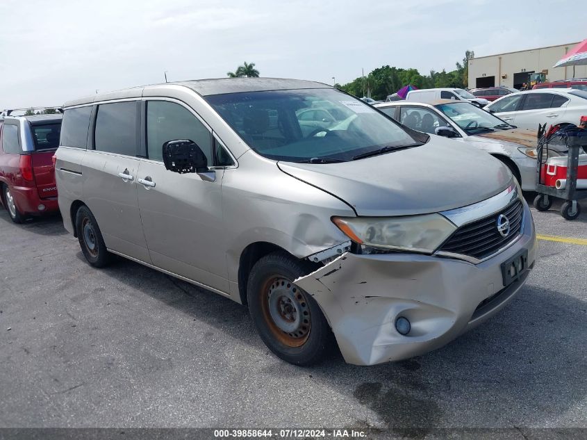 2012 NISSAN QUEST S