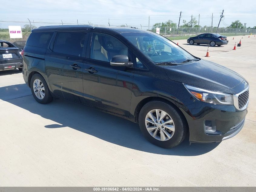 2016 KIA SEDONA LX