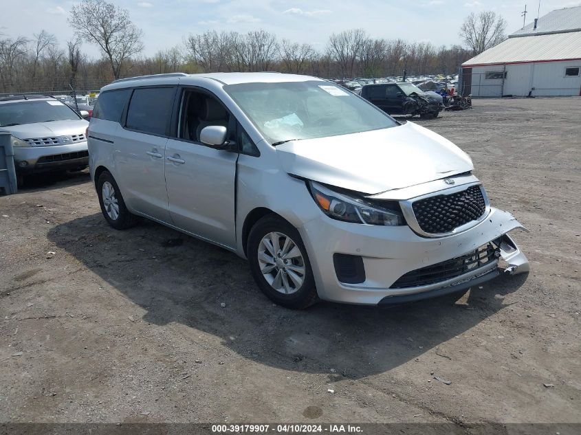 2017 KIA SEDONA LX