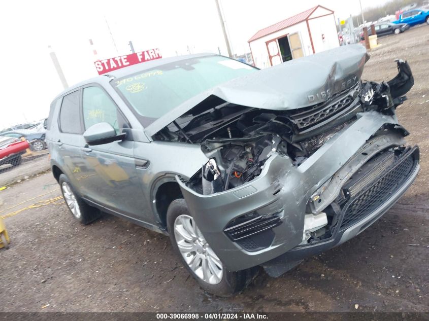 2016 LAND ROVER DISCOVERY SPORT SE