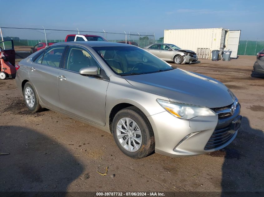 2016 TOYOTA CAMRY LE