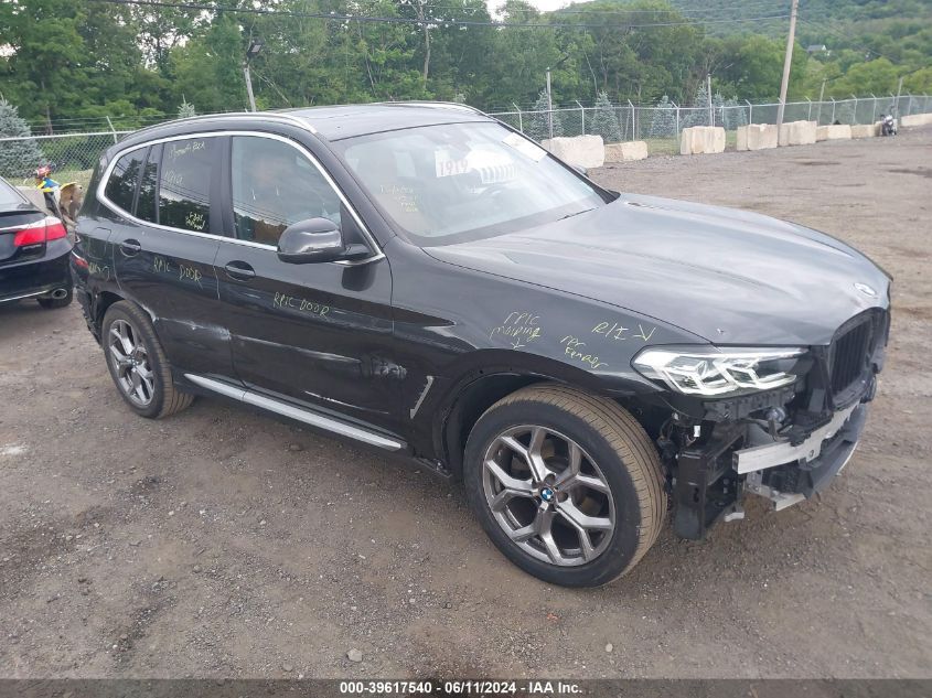 2022 BMW X3 XDRIVE30I