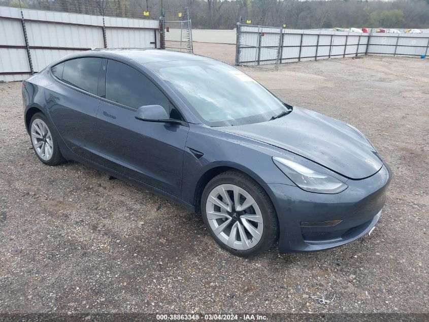 2023 TESLA MODEL 3 REAR-WHEEL DRIVE