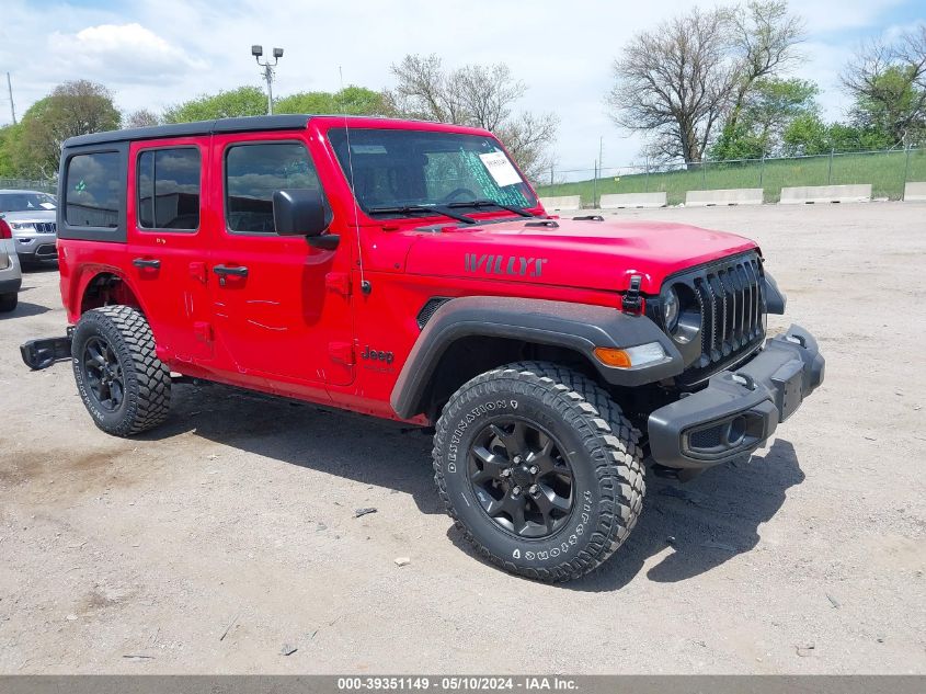 2021 JEEP WRANGLER UNLIMITED WILLYS 4X4