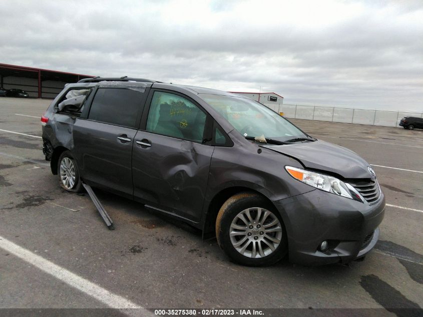 2014 TOYOTA SIENNA XLE V6 8 PASSENGER