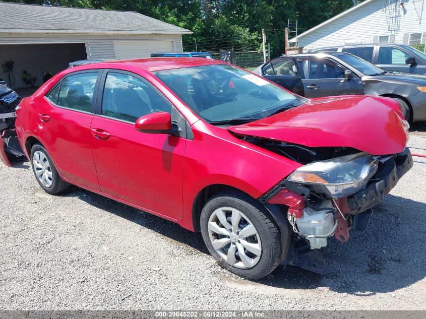 2015 TOYOTA COROLLA LE