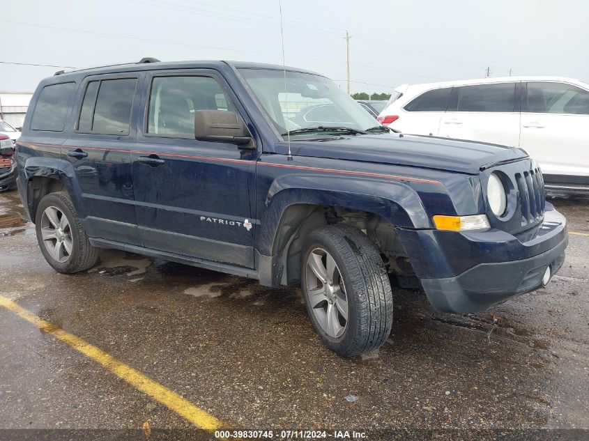 2016 JEEP PATRIOT HIGH ALTITUDE EDITION