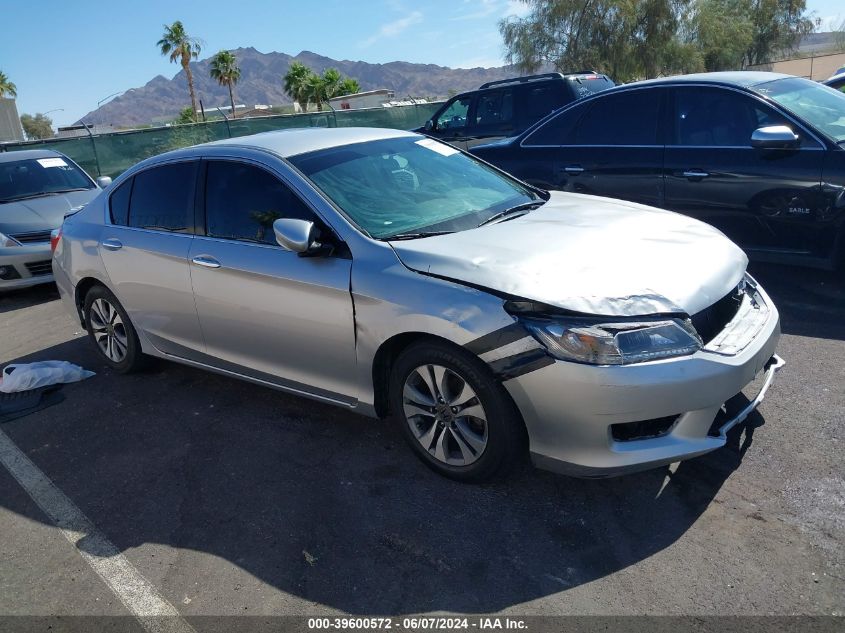 2015 HONDA ACCORD LX