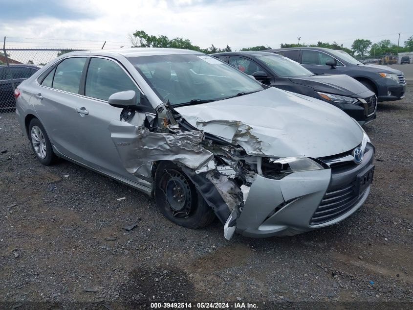 2016 TOYOTA CAMRY HYBRID LE