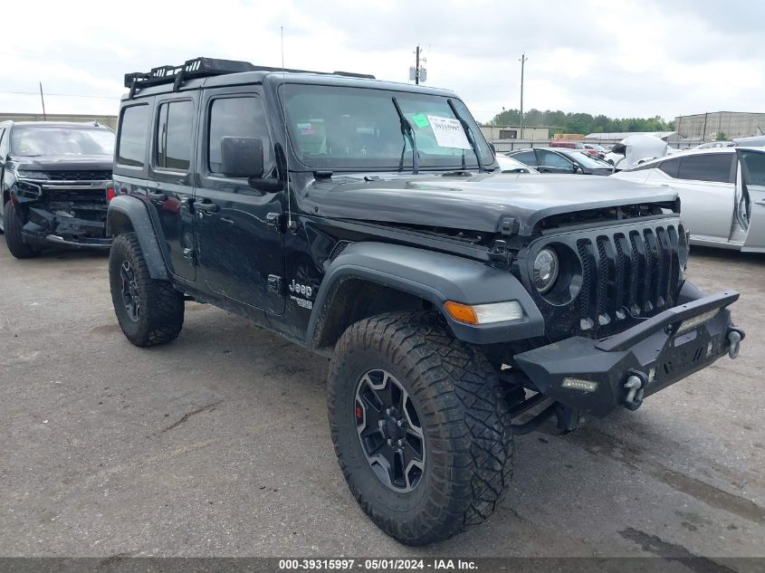 2018 JEEP WRANGLER UNLIMITED SPORT S 4X4