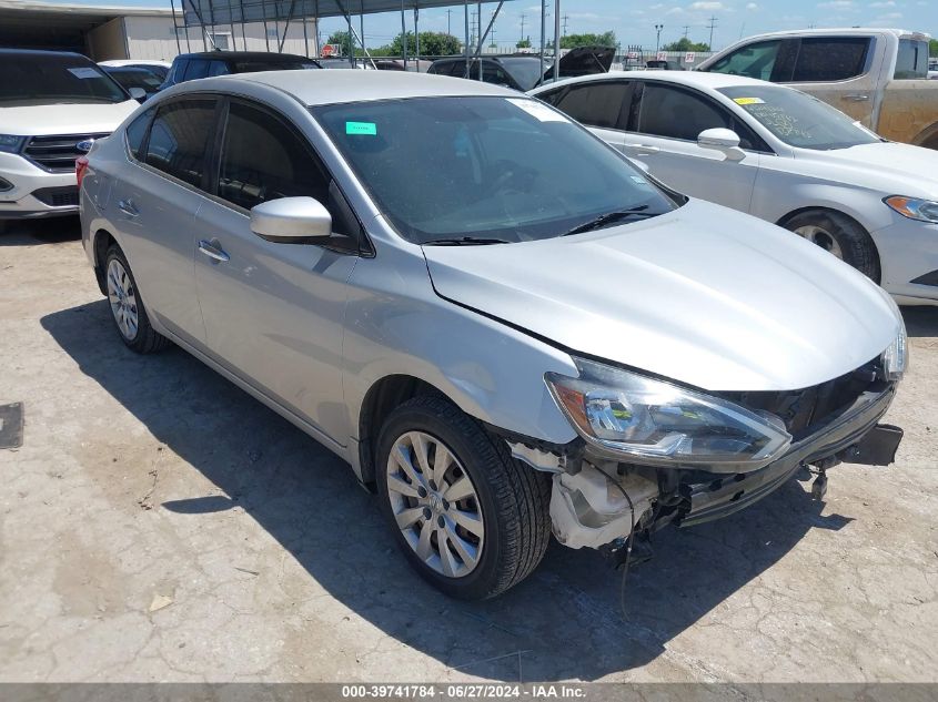 2019 NISSAN SENTRA S/SV/SR/SL