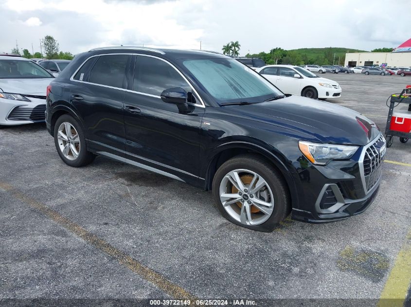 2021 AUDI Q3 PREMIUM 45 TFSI S LINE QUATTRO TIPTRONIC