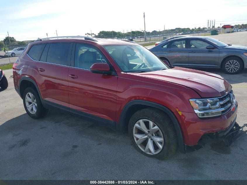 2018 VOLKSWAGEN ATLAS 3.6L V6 SE