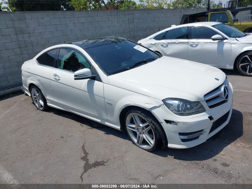 2012 MERCEDES-BENZ C 350 SPORT