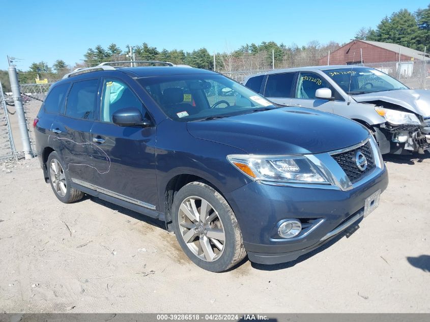 2013 NISSAN PATHFINDER PLATINUM