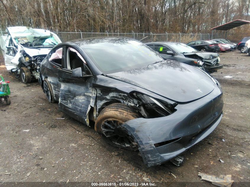 2022 TESLA MODEL Y LONG RANGE DUAL MOTOR ALL-WHEEL DRIVE