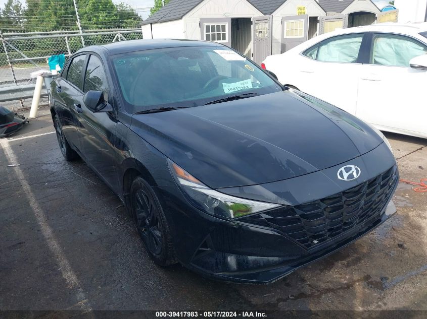 2023 HYUNDAI ELANTRA HYBRID BLUE