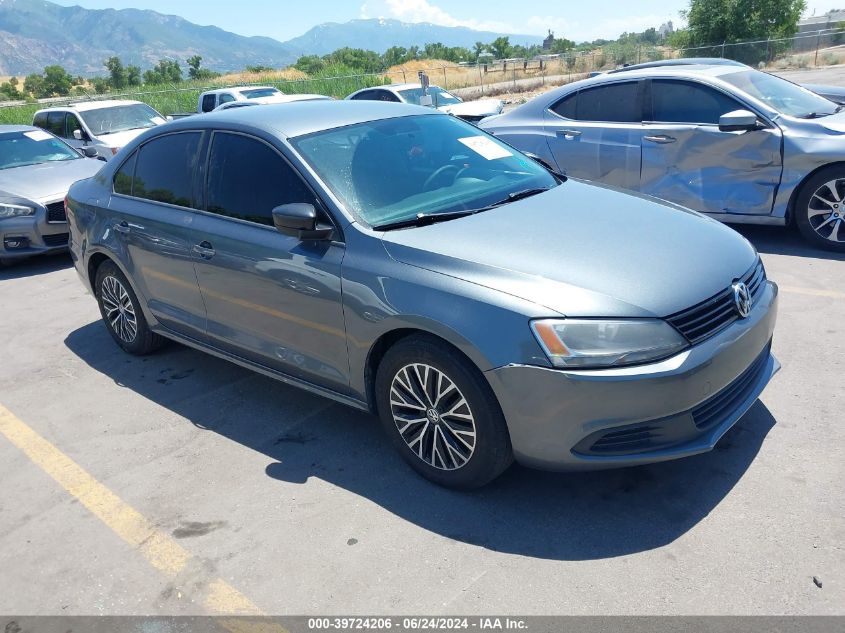 2012 VOLKSWAGEN JETTA 2.0L S