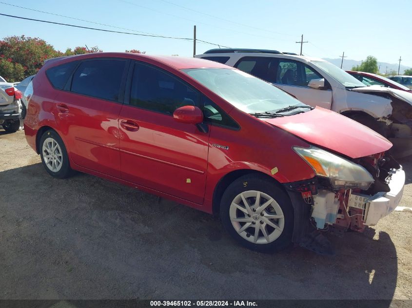 2012 TOYOTA PRIUS V TWO