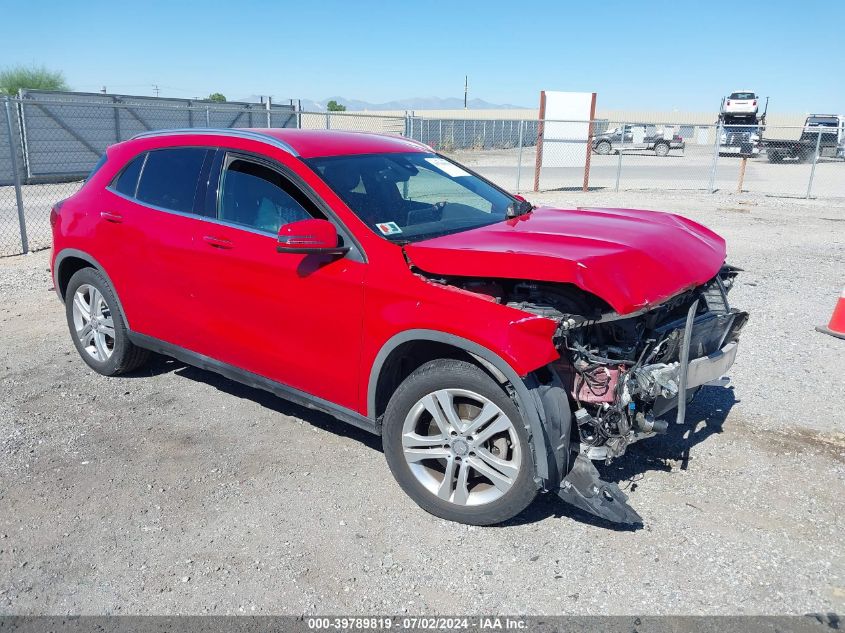 2016 MERCEDES-BENZ GLA 250 4MATIC