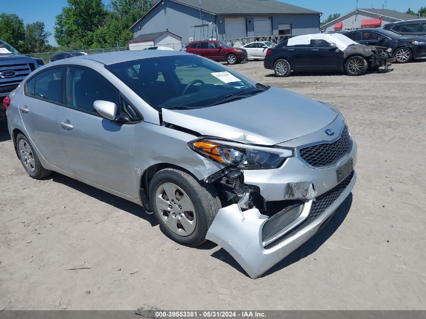 2016 KIA FORTE LX