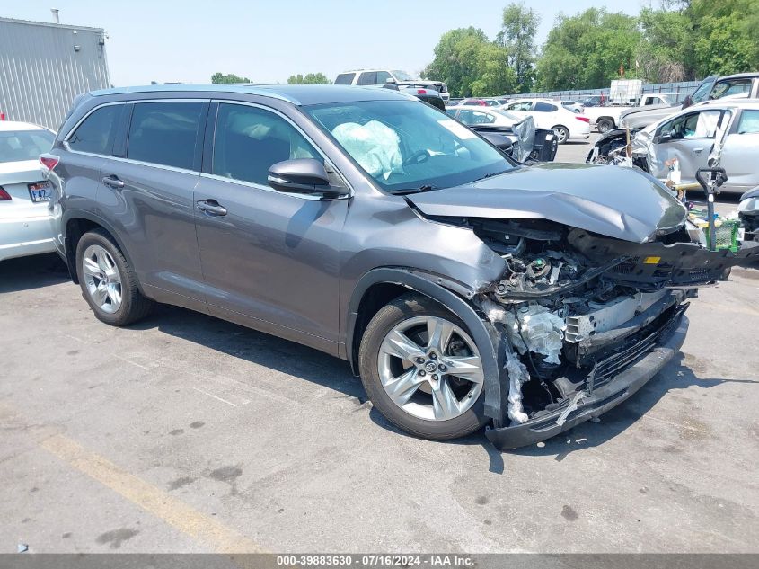 2016 TOYOTA HIGHLANDER LIMITED V6