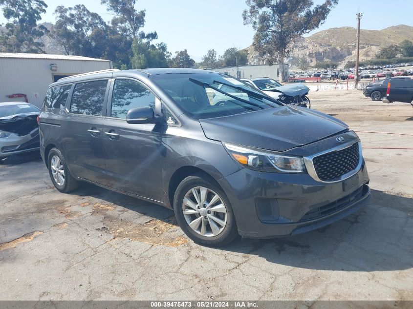 2017 KIA SEDONA LX