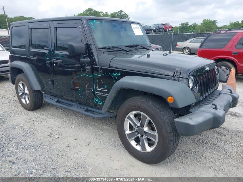 2016 JEEP WRANGLER UNLIMITED SPORT