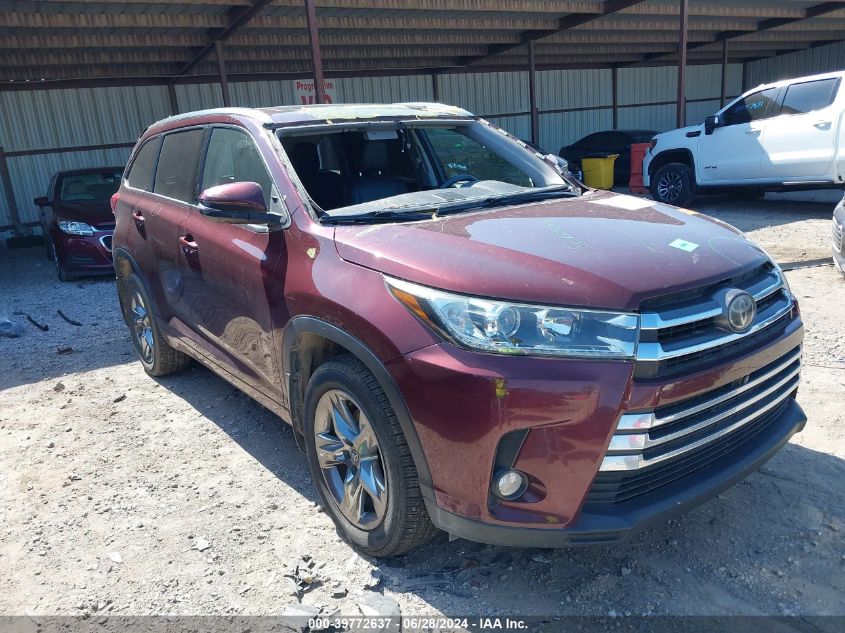 2017 TOYOTA HIGHLANDER LIMITED PLATINUM