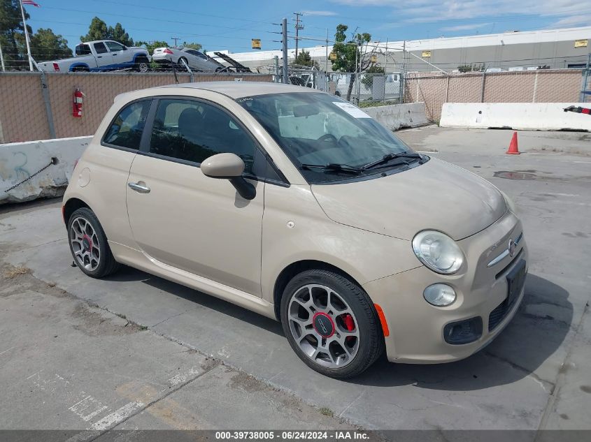 2012 FIAT 500 SPORT