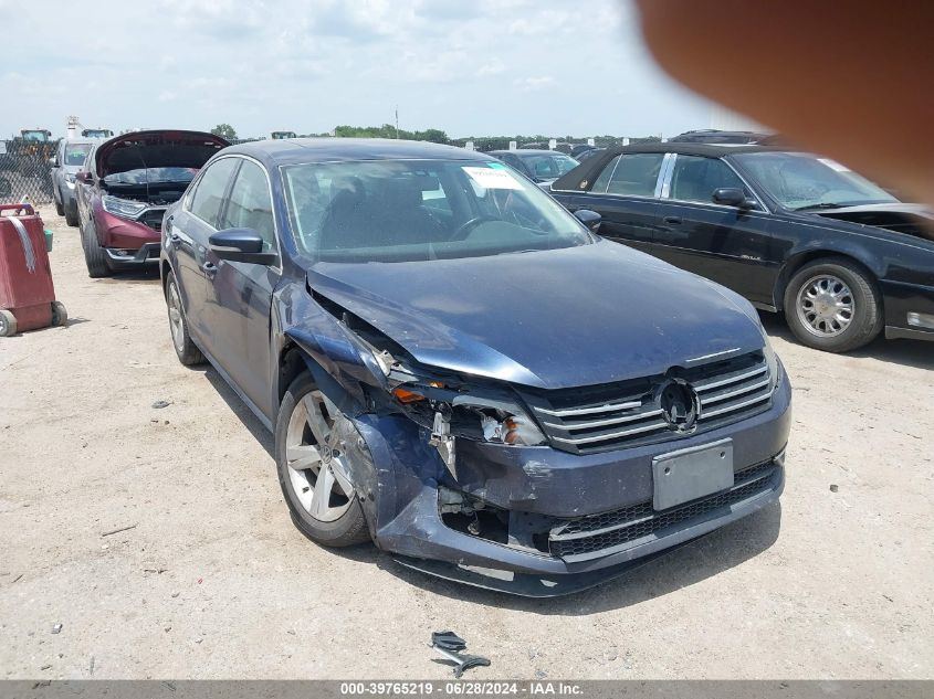 2013 VOLKSWAGEN PASSAT 2.5L SE