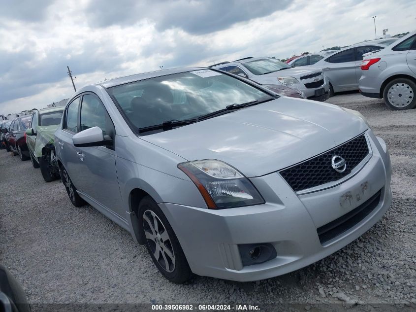 2012 NISSAN SENTRA 2.0 SR