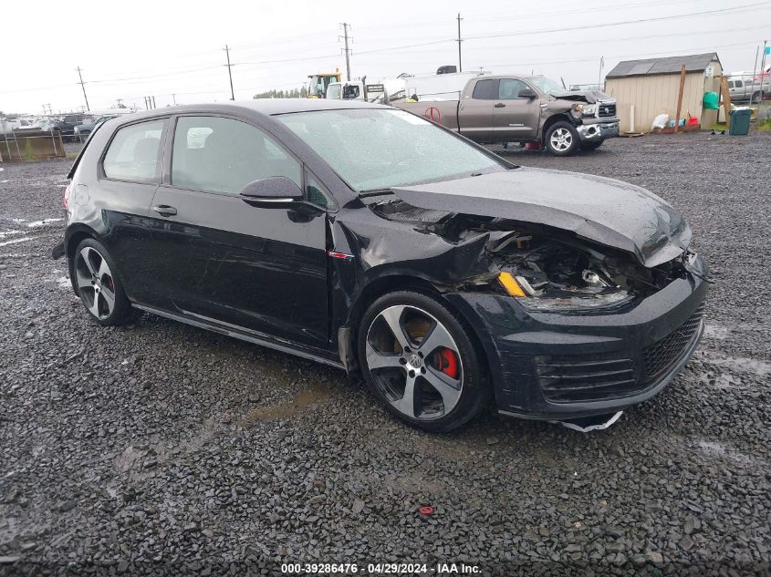 2015 VOLKSWAGEN GOLF GTI 2.0T S 2-DOOR