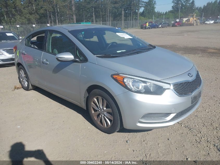 2014 KIA FORTE LX