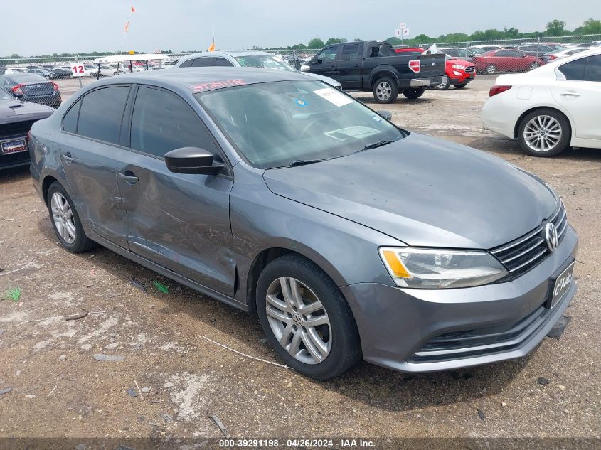 2015 VOLKSWAGEN JETTA 2.0L S