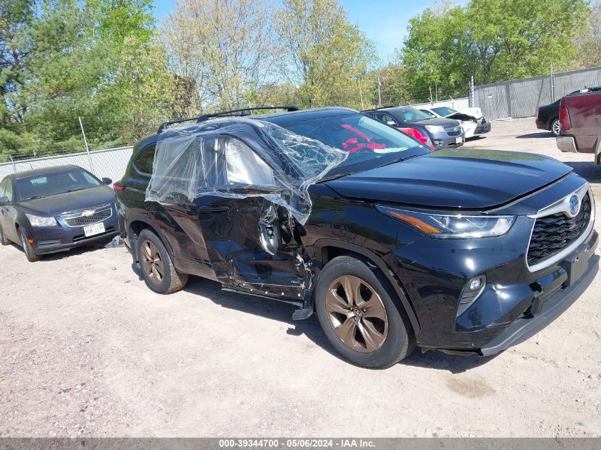 2023 TOYOTA HIGHLANDER HYBRID XLE BRONZE