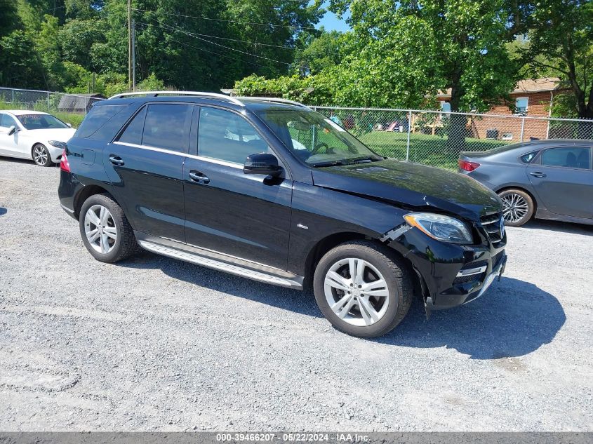 2012 MERCEDES-BENZ ML 350 350 4MATIC