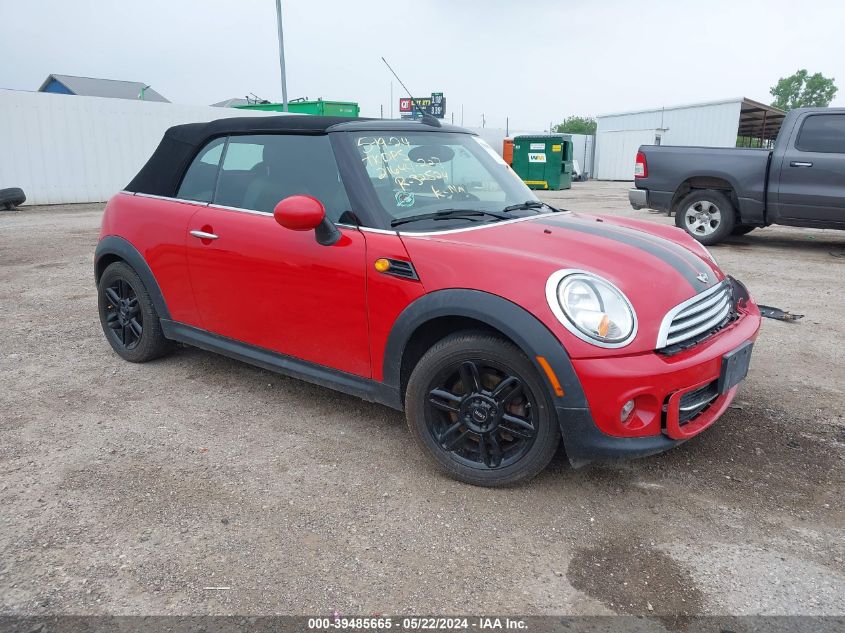 2013 MINI CONVERTIBLE COOPER