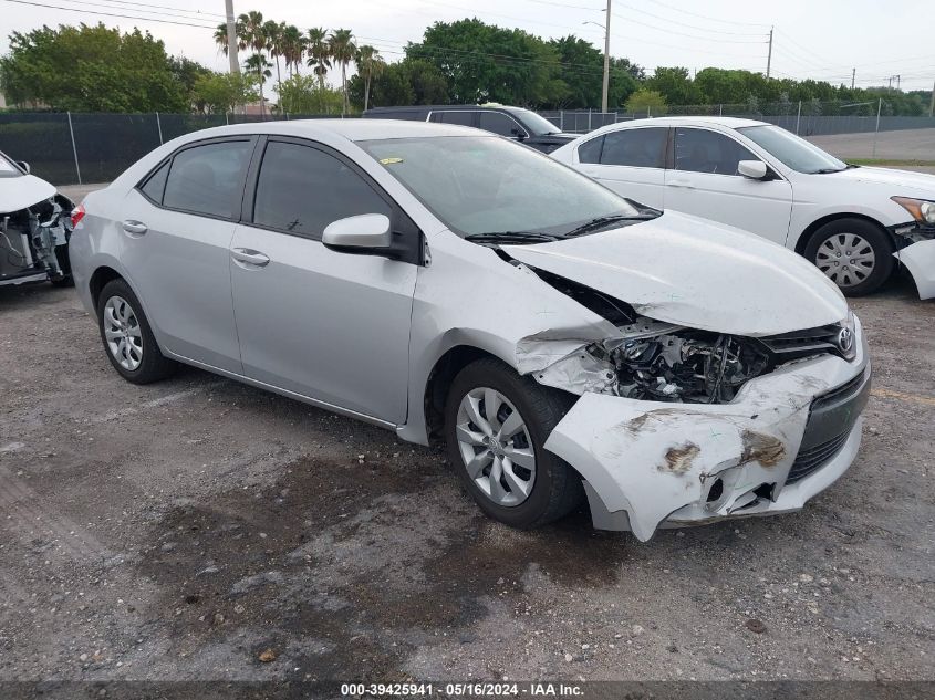 2015 TOYOTA COROLLA LE