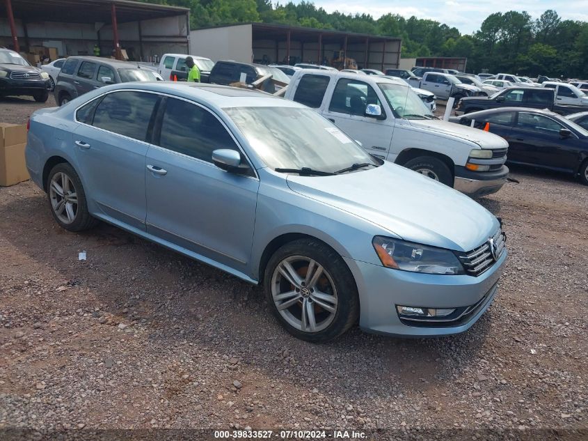 2013 VOLKSWAGEN PASSAT 2.0L TDI SE