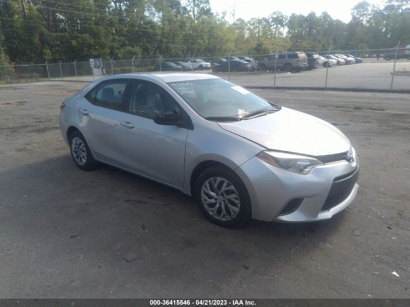 2016 TOYOTA COROLLA LE