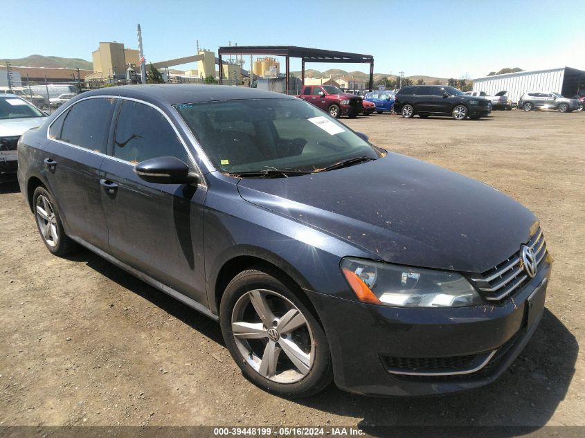 2012 VOLKSWAGEN PASSAT 2.0L TDI SE