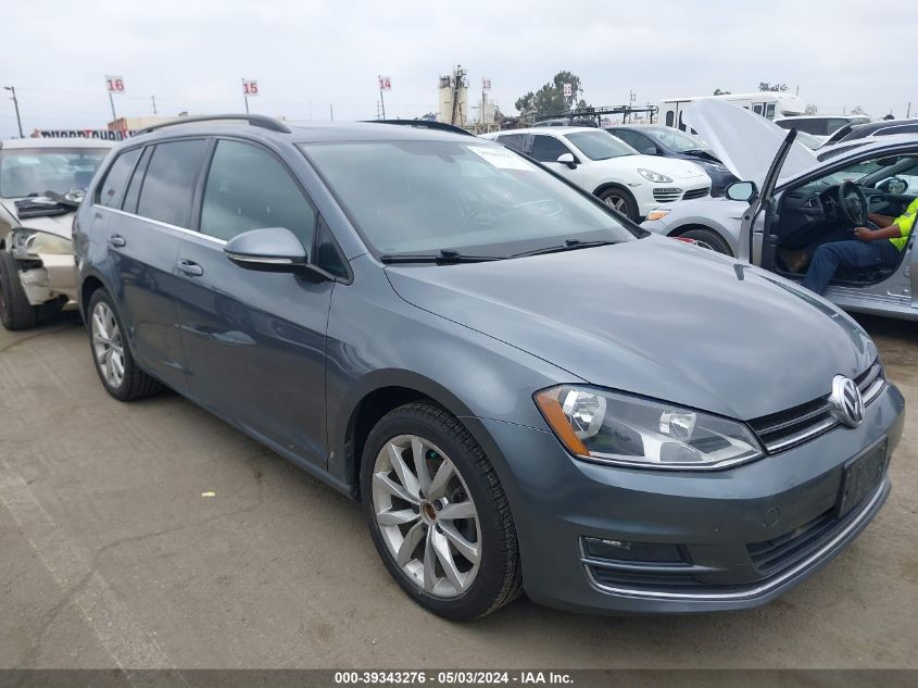 2016 VOLKSWAGEN GOLF SPORTWAGEN TSI SE 4-DOOR