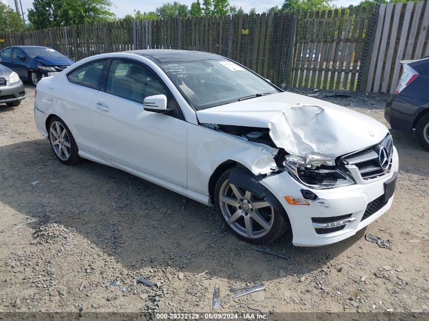 2015 MERCEDES-BENZ C 350 SPORT 4MATIC