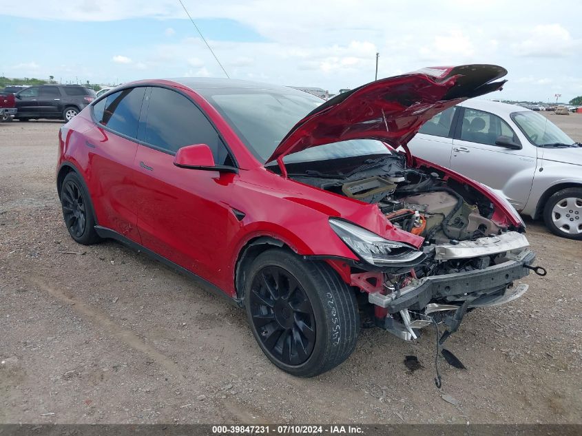 2021 TESLA MODEL Y LONG RANGE DUAL MOTOR ALL-WHEEL DRIVE