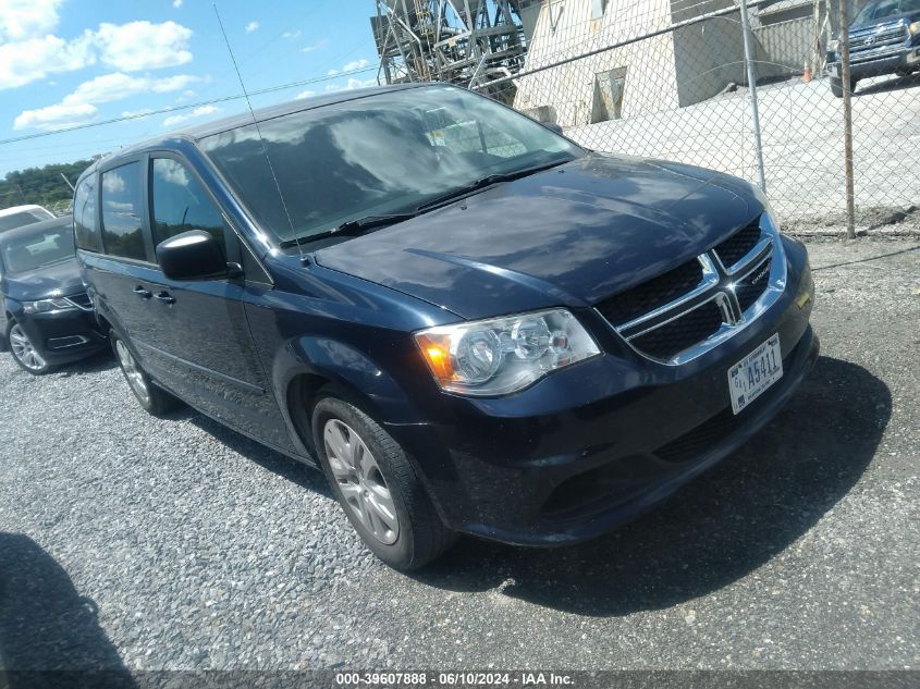 2016 DODGE GRAND CARAVAN SE