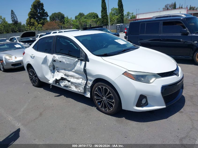 2015 TOYOTA COROLLA S PLUS