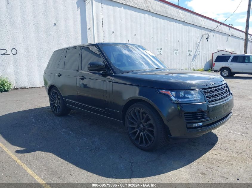 2017 LAND ROVER RANGE ROVER 5.0L V8 SUPERCHARGED