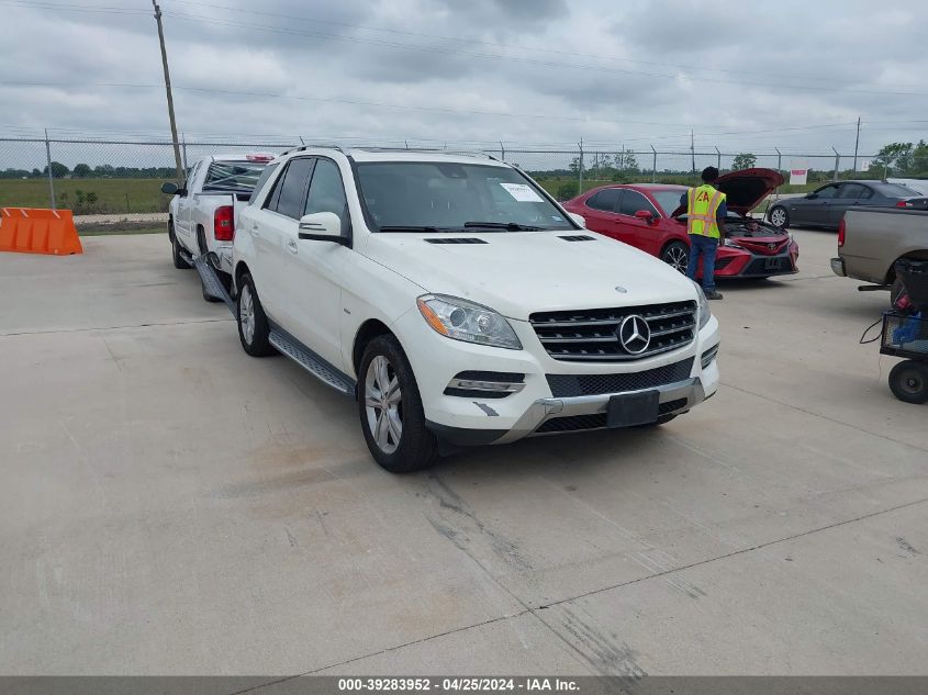 2012 MERCEDES-BENZ ML 350 4MATIC