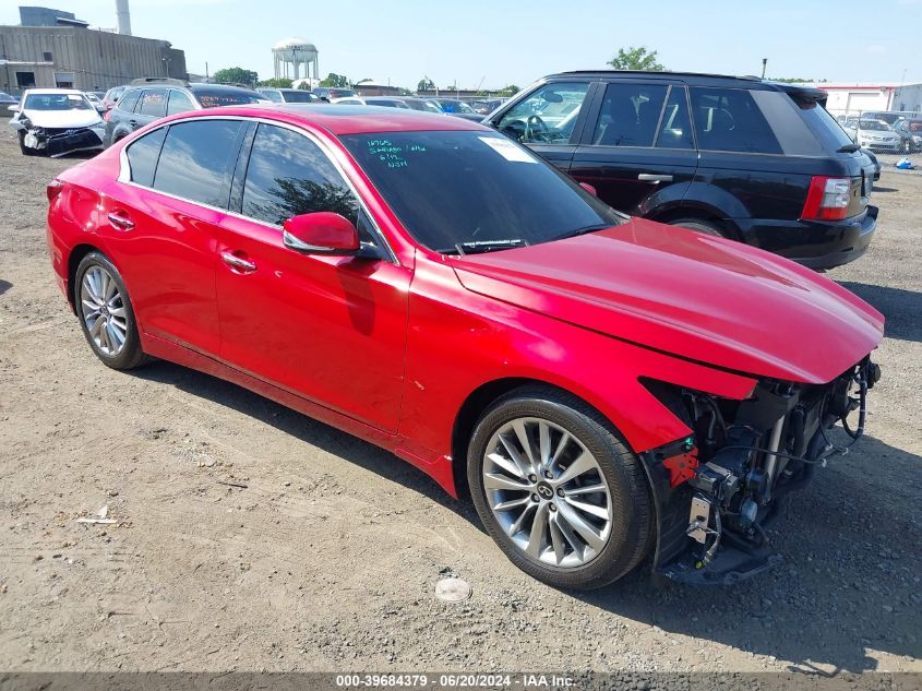 2022 INFINITI Q50 LUXE AWD